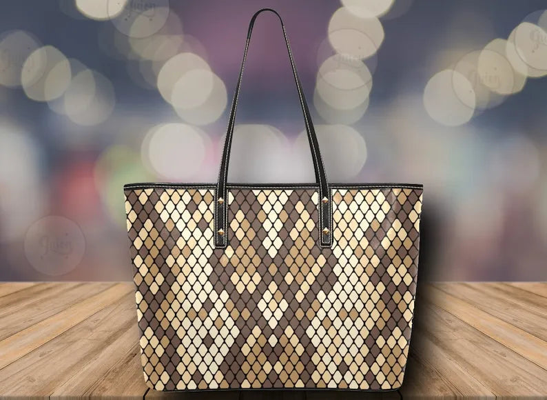 Lv large print discount tote