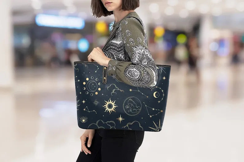 Astrology Moon Phase Tote Bag