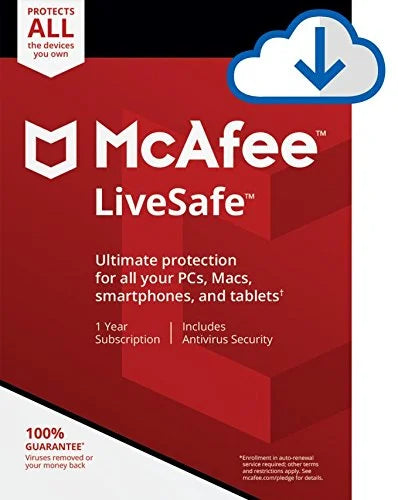 Mcafee-Livesafe-Unlimited-Devices-1-Year