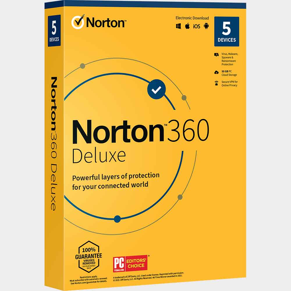 Norton 360 Deluxe [5 Devices]