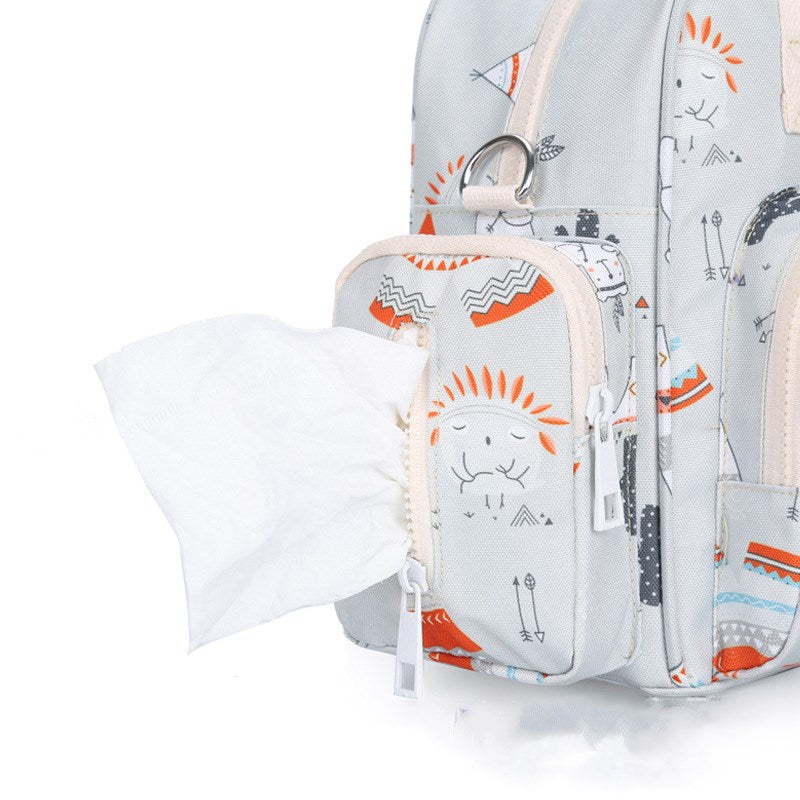 Hannabigail Multifunctional Printed Maternity Bag