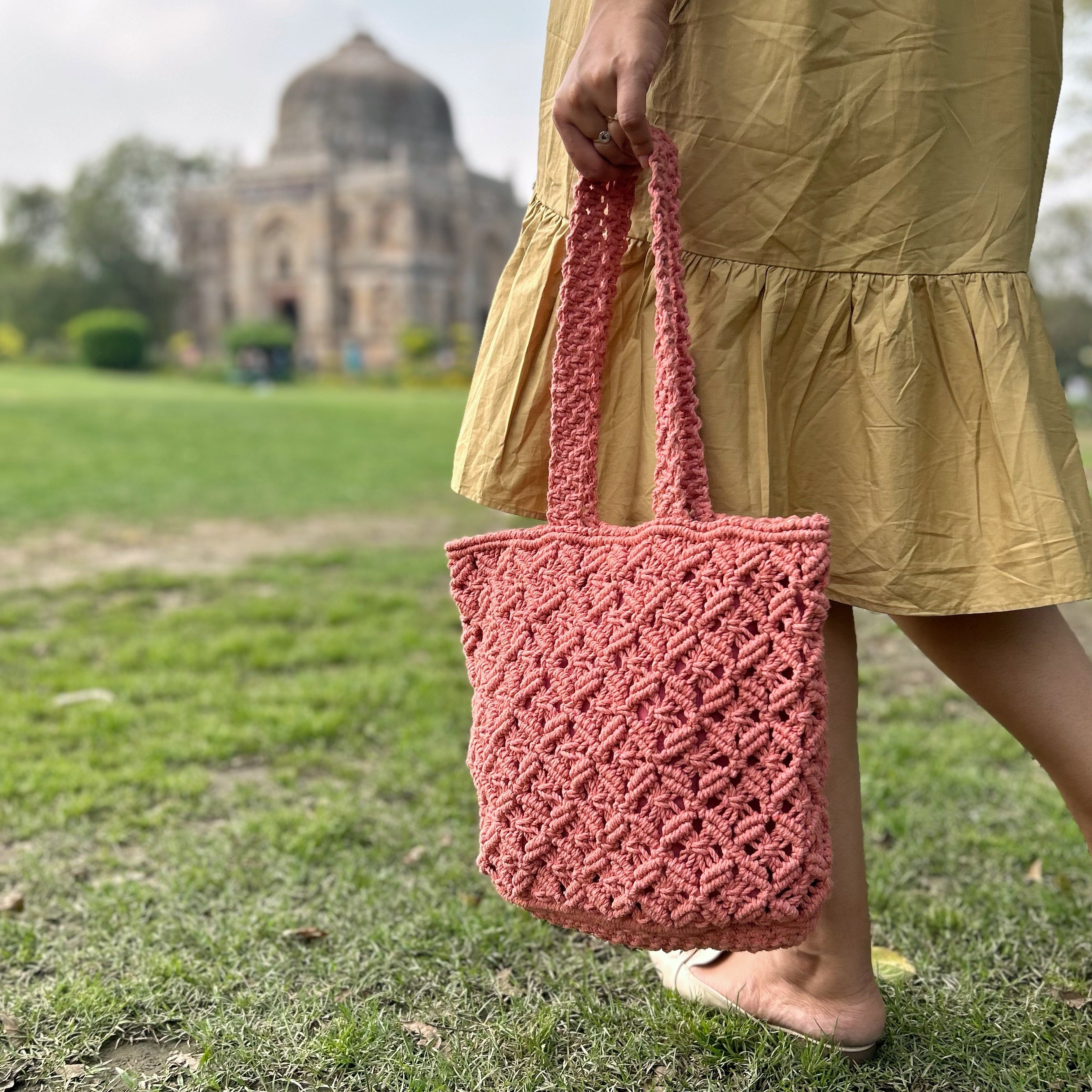 Macrame tote bag pattern sale