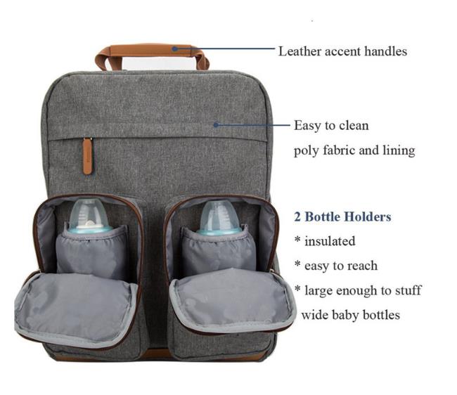 Hannabigail Fashion maternity / diaper backpack for baby care