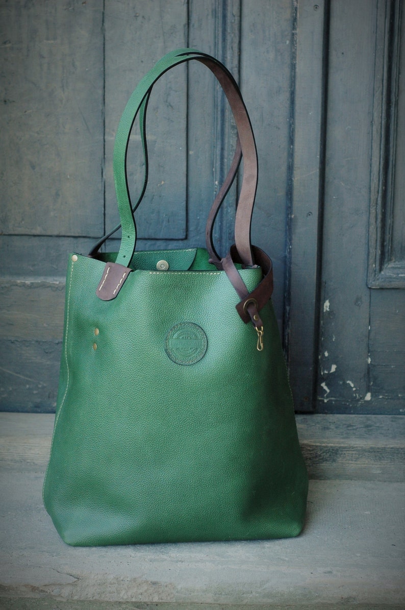 Leather Vintage Tote Bag
