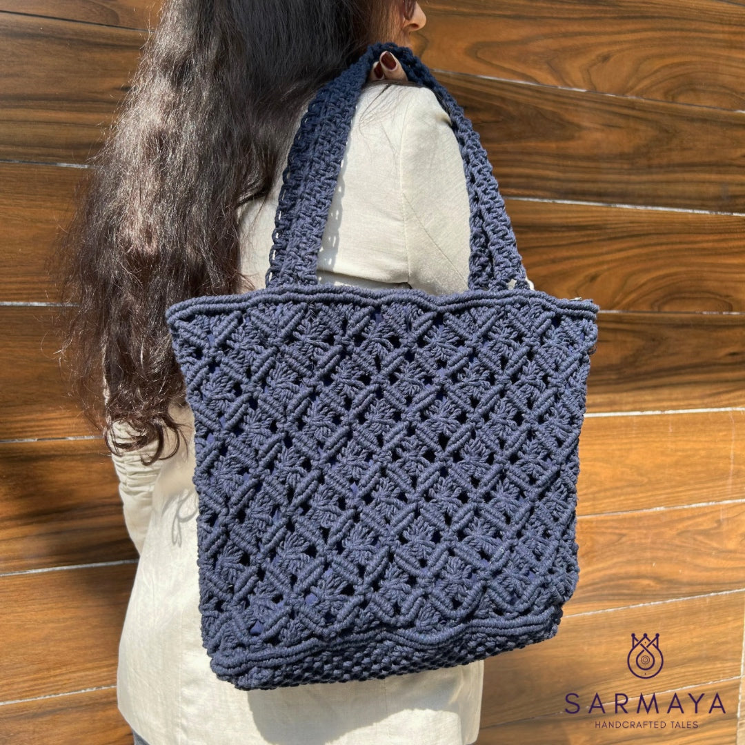 Essential Macrame Tote Bag