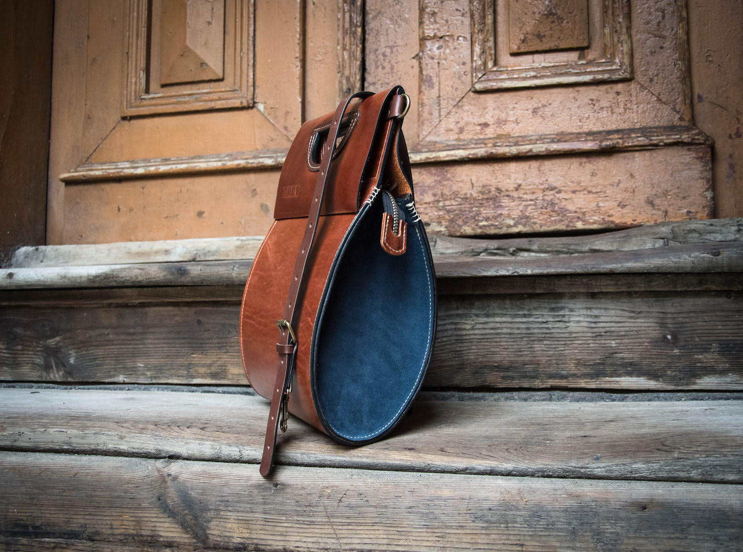 Vintage Leather Evening Bag